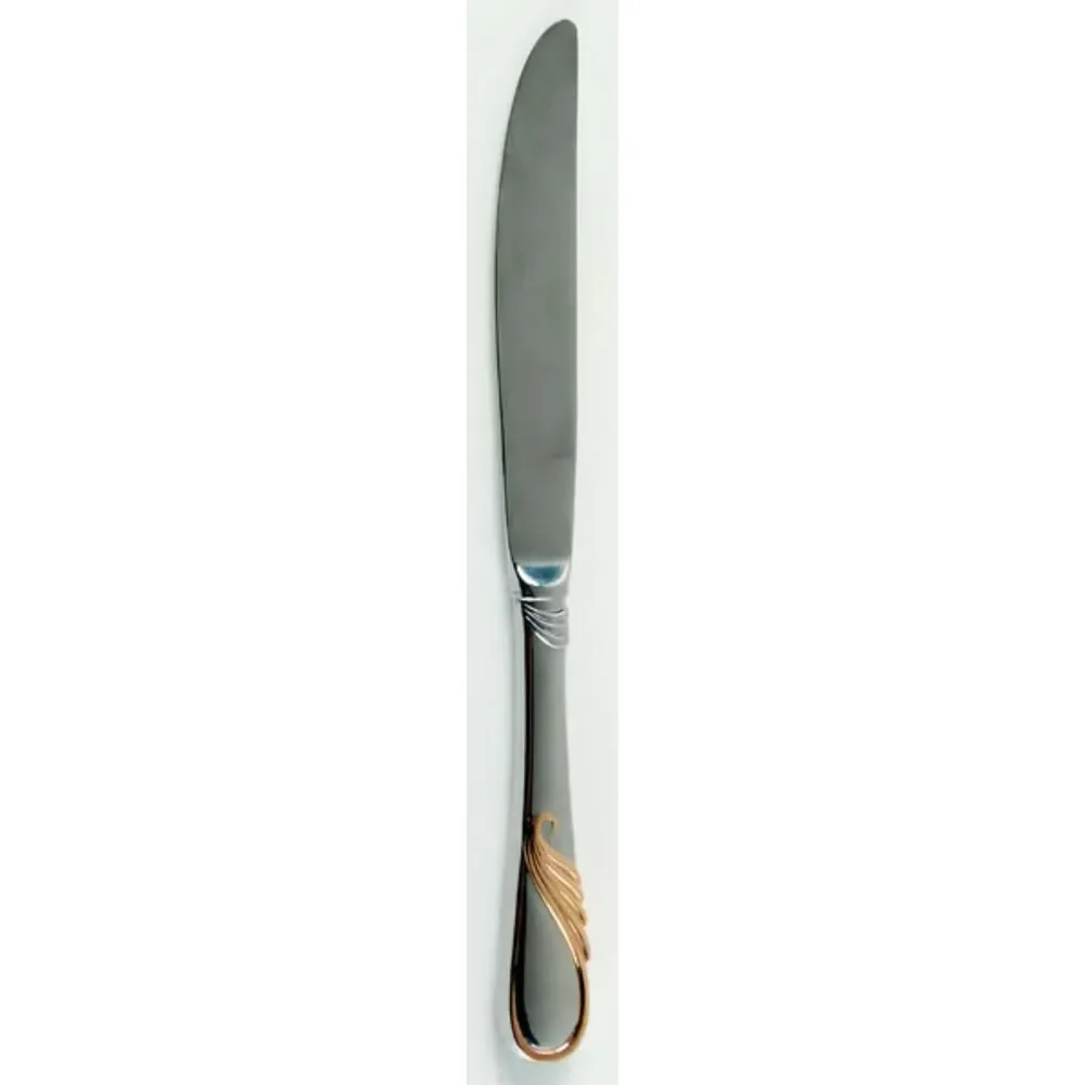 Yamazaki Hilary Gold Accent Dinner Knife New